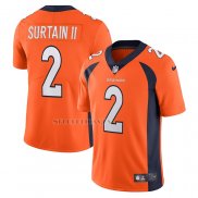 Camiseta NFL Limited Denver Broncos Patrick Surtain II Vapor Naranja