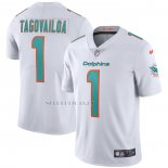 Camiseta NFL Limited Miami Dolphins Tua Tagovailoa Vapor Blanco