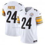 Camiseta NFL Limited Pittsburgh Steelers Joey Porter Jr. Vapor F.U.S.E. Blanco
