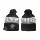 Gorro Beanie Las Vegas Raiders New Era Sideline Negro Gris1