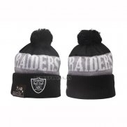 Gorro Beanie Las Vegas Raiders New Era Sideline Negro Gris1