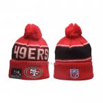 Gorro Beanie San Francisco 49ers New Era Sideline Rojo
