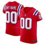 Camiseta NFL Elite New England Patriots Vapor F.U.S.E. Personalizada Rojo
