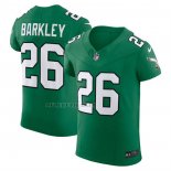 Camiseta NFL Elite Philadelphia Eagles Saquon Barkley Vapor F.U.S.E. Alterno Verde