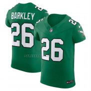 Camiseta NFL Elite Philadelphia Eagles Saquon Barkley Vapor F.U.S.E. Alterno Verde