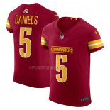 Camiseta NFL Elite Washington Commanders Jayden Daniels Vapor F.U.S.E. Rojo