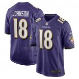 Camiseta NFL Game Baltimore Ravens Diontae Johnson Violeta
