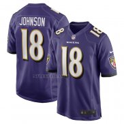 Camiseta NFL Game Baltimore Ravens Diontae Johnson Violeta