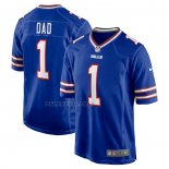 Camiseta NFL Game Buffalo Bills Number 1 Dad Azul