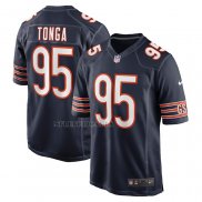 Camiseta NFL Game Chicago Bears Khyiris Tonga Azul