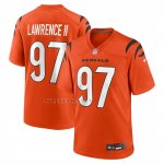 Camiseta NFL Game Cincinnati Bengals Dexter Lawrence II Naranja