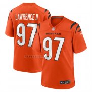 Camiseta NFL Game Cincinnati Bengals Dexter Lawrence II Naranja