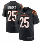 Camiseta NFL Game Cincinnati Bengals Tahj Brooks Negro