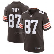 Camiseta NFL Game Cleveland Browns Kadarius Toney Marron