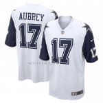 Camiseta NFL Game Dallas Cowboys Brandon Aubrey Alterno Blanco