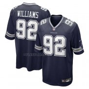 Camiseta NFL Game Dallas Cowboys Quinnen Williams Azul