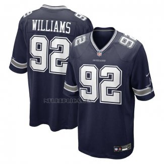 Camiseta NFL Game Dallas Cowboys Quinnen Williams Azul