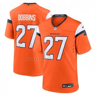 Camiseta NFL Game Denver Broncos JK Dobbins Naranja