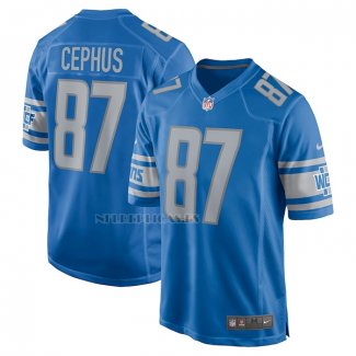 Camiseta NFL Game Detroit Lions Quintez Cephus Azul