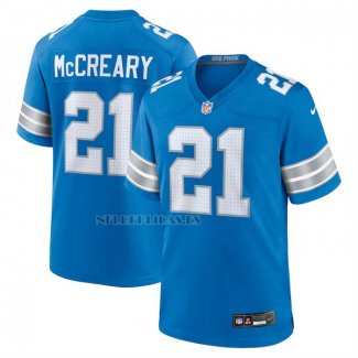 Camiseta NFL Game Detroit Lions Roger McCreary Azul