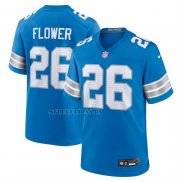 Camiseta NFL Game Detroit Lions Tre Flowers Azul