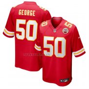 Camiseta NFL Game Kansas City Chiefs Brandon George Rojo