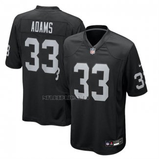 Camiseta NFL Game Las Vegas Raiders Jamal Adams Negro