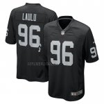 Camiseta NFL Game Las Vegas Raiders Jonah Laulu Negro