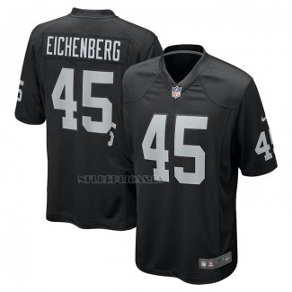 Camiseta NFL Game Las Vegas Raiders Tommy Eichenberg Negro