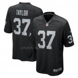 Camiseta NFL Game Las Vegas Raiders Trey Taylor Negro