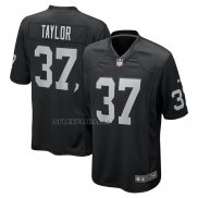 Camiseta NFL Game Las Vegas Raiders Trey Taylor Negro