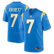 Camiseta NFL Game Los Angeles Chargers Gerald Everett 7 Azul