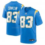 Camiseta NFL Game Los Angeles Chargers Tyler Conklin Azul