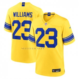 Camiseta NFL Game Los Angeles Rams Kyren Williams Amarillo