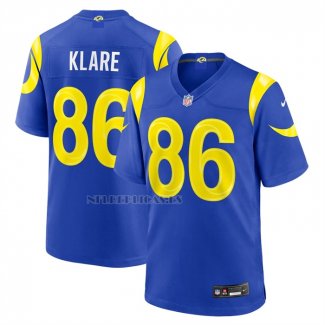 Camiseta NFL Game Los Angeles Rams Max Klare Azul
