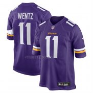 Camiseta NFL Game Minnesota Vikings Carson Wentz Violeta