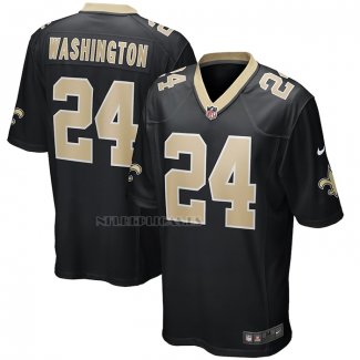 Camiseta NFL Game New Orleans Saints Dwayne Washington Negro