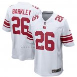 Camiseta NFL Game New York Giants Saquon Barkley Blanco