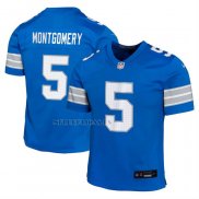 Camiseta NFL Game Nino Detroit Lions David Montgomery Azul