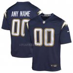 Camiseta NFL Game Nino Los Angeles Chargers Alterno Super Chargers Personalizada Azul
