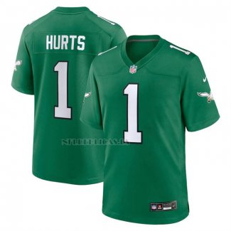 Camiseta NFL Game Nino Philadelphia Eagles Jalen Hurts Verde