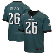 Camiseta NFL Game Nino Philadelphia Eagles Saquon Barkley Verde1