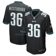 Camiseta NFL Game Philadelphia Eagles Brian Westbrook Retired Alterno Negro