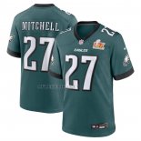 Camiseta NFL Game Philadelphia Eagles Quinyon Mitchell Super Bowl LIX Verde