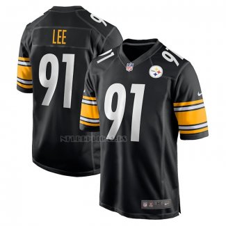 Camiseta NFL Game Pittsburgh Steelers Logan Lee Negro