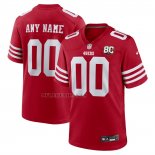 Camiseta NFL Game San Francisco 49ers 80 Aniversario Personalizada Rojo