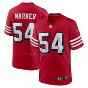 Camiseta NFL Game San Francisco 49ers Fred Warner Alterno Rojo