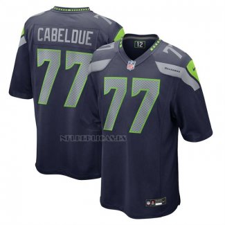 Camiseta NFL Game Seattle Seahawks Bryce Cabeldue College Azul