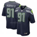 Camiseta NFL Game Seattle Seahawks Byron Murphy II 2024 NFL Draft First Round Pick Azul