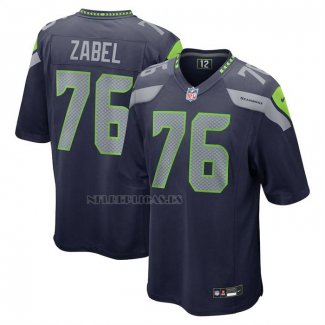 Camiseta NFL Game Seattle Seahawks Grey Zabel 2025 Azul